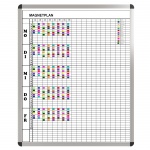 Klassen-Plantafel, 10 Stunden Mo-Fr, für 20 Klassen, 103x97 cm, 